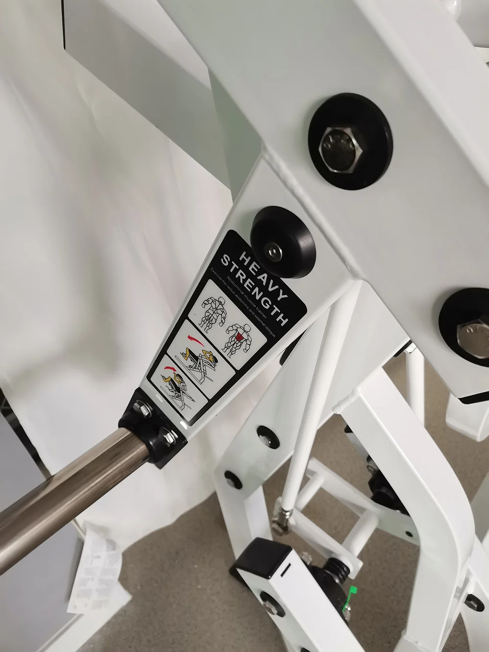 Gym Fitness Equipment Abdominal Workout Machine Plate Loaded Abdominal Oblique Crunch Machine Machines