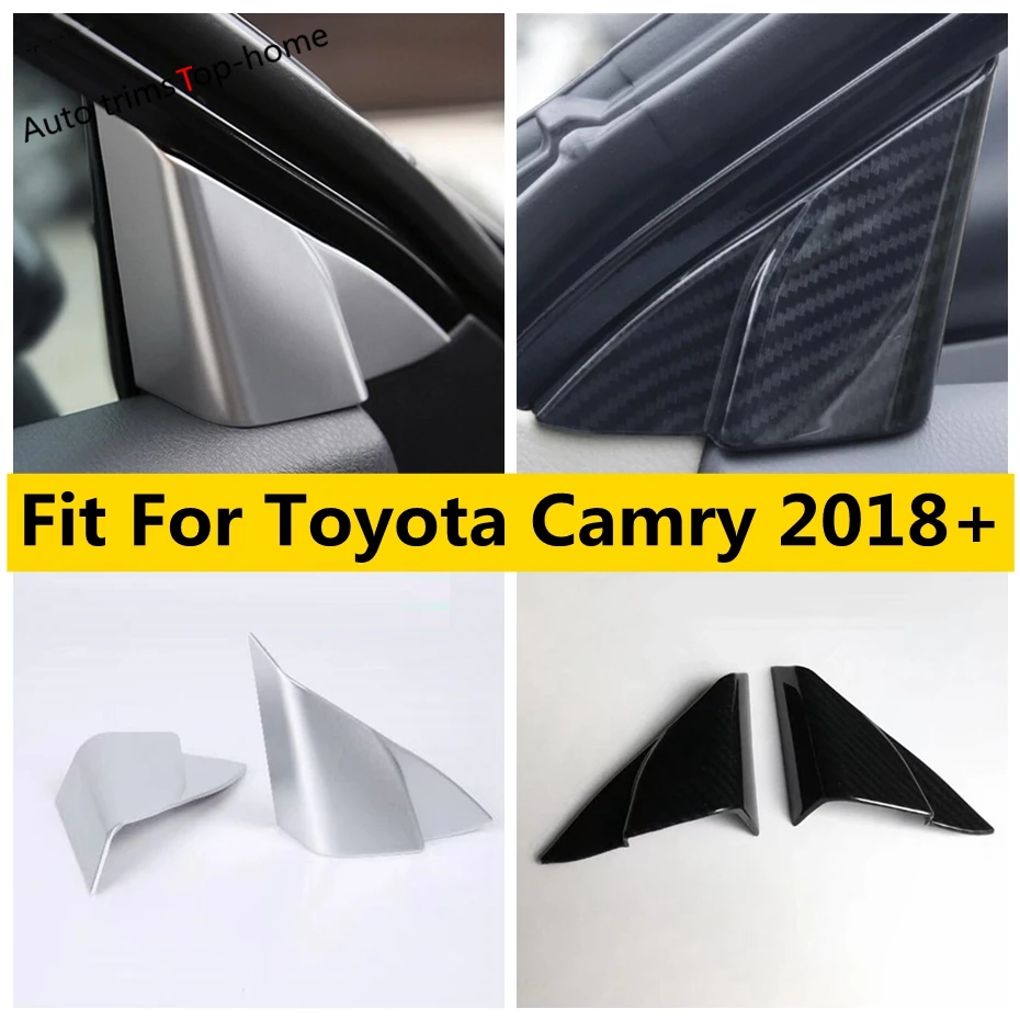 

Pillar A Post Triangle Decoration Frame Cover Trim Fit For Toyota Camry 2018 - 2023 Interior Car Accessories