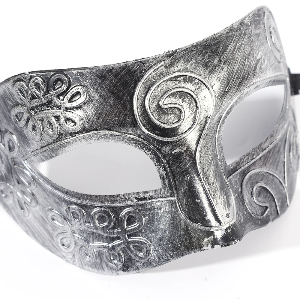 Retro Tiara Halloween Mask Unisex Sexy Eye Mask for Women Men Rome Bronze Fancy Carnival Dress Costume Party Supplies Cosplay