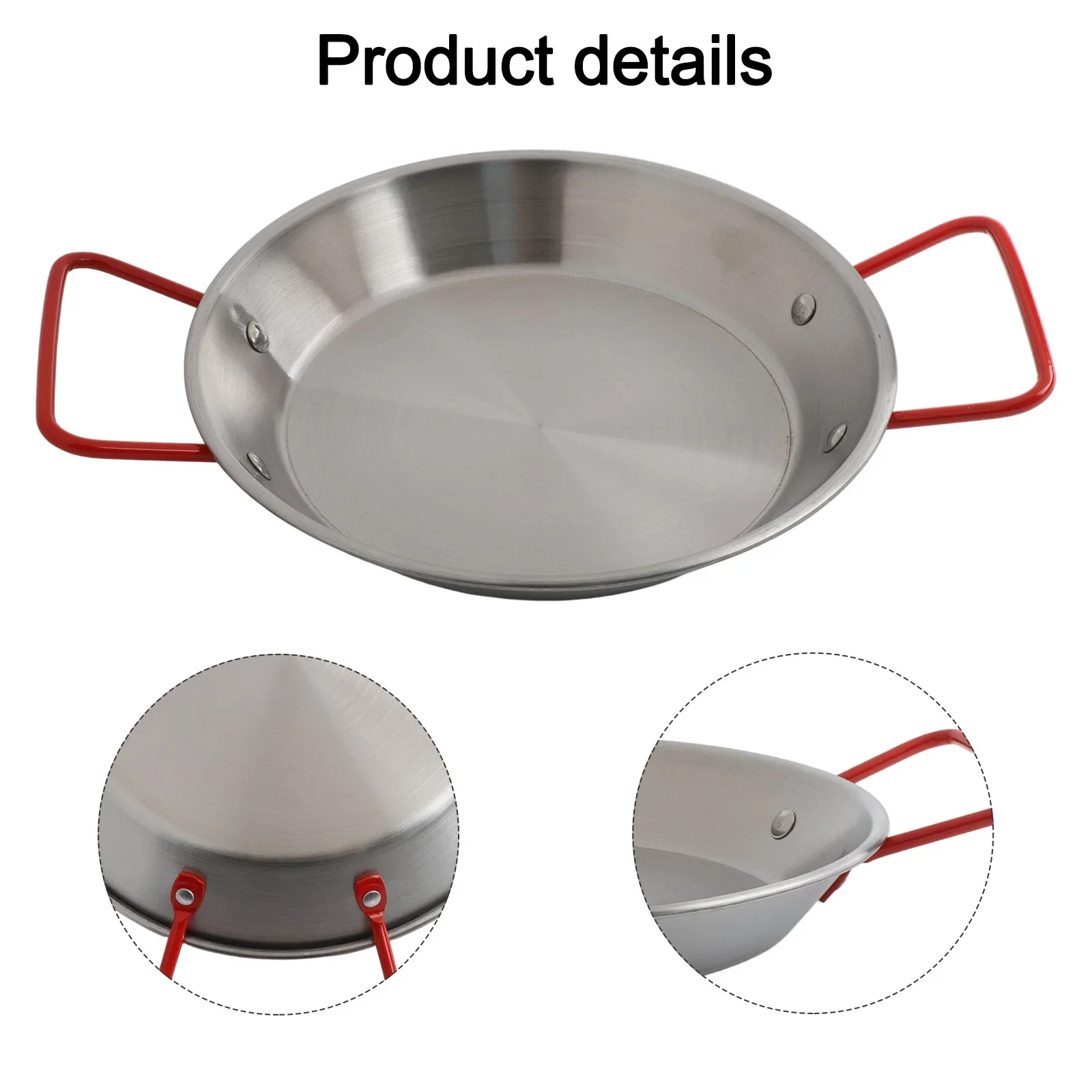 Olla Paella fácil de limpiar, cuenco Paella, fácil de limpiar, artesanía fina, diseño práctico de larga duración, resistente a la oxidación