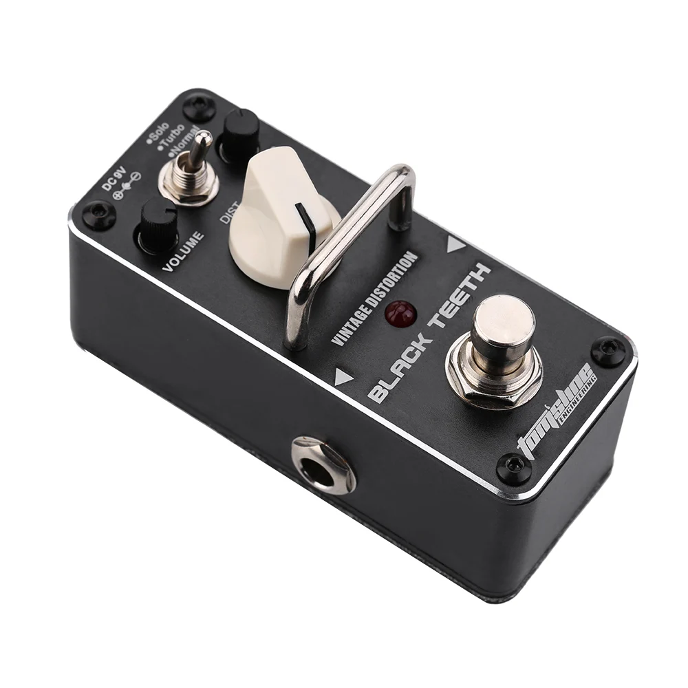 AROMA ABT-3 Effects Processors BLACK TEETH Vintage Guitar Distortion Mini Analogue Effect True Bypass distortion guitar pedal