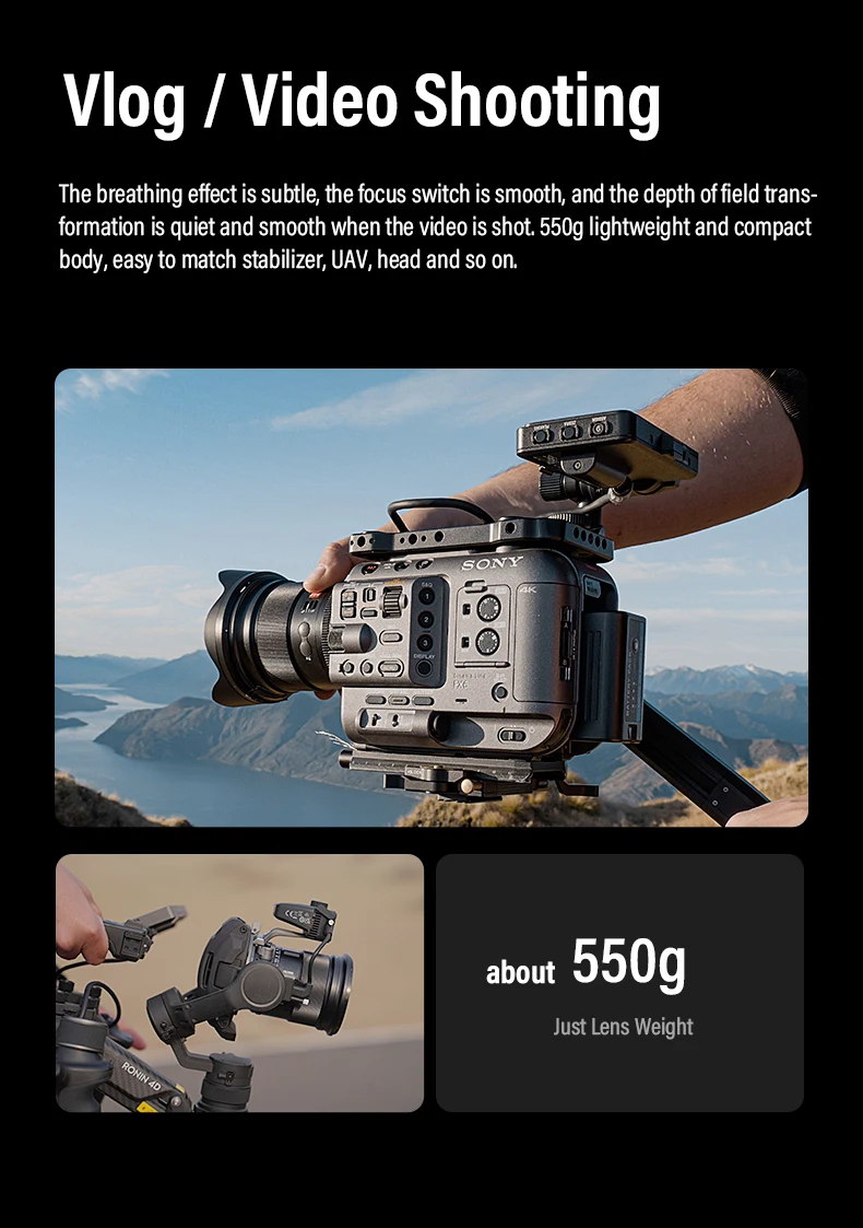 Viltrox 16mm F1.8 Camera Lens Full Frame Galactic Starry Sky Lens Large Aperture Wide Angle AF Lens for Sony Nikon Camera