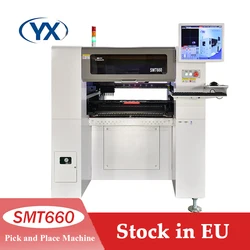 Stock in EU SMT660 Electronics Production Machinery Automatic Led Making Chip Mounter Assembly Pcb Smt Pick and Place Machine