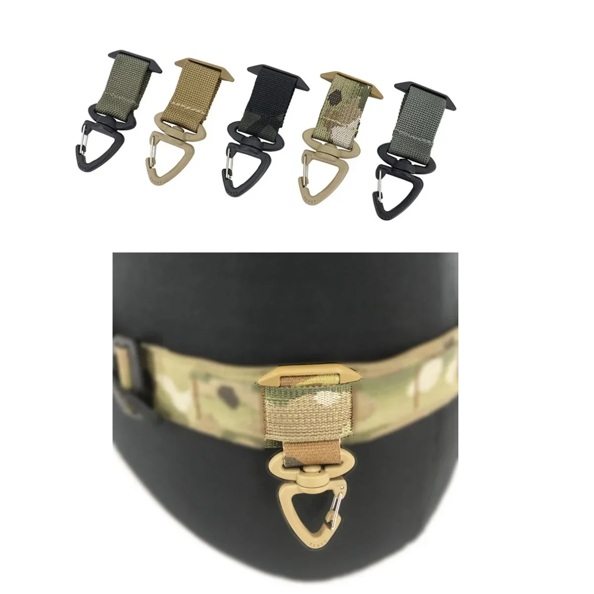 

Tactical Clash Triangle Hook Hanging Carabiner Molle Webbing Clip Outdoor Cummerbund Belt Hunting Vest Accessories