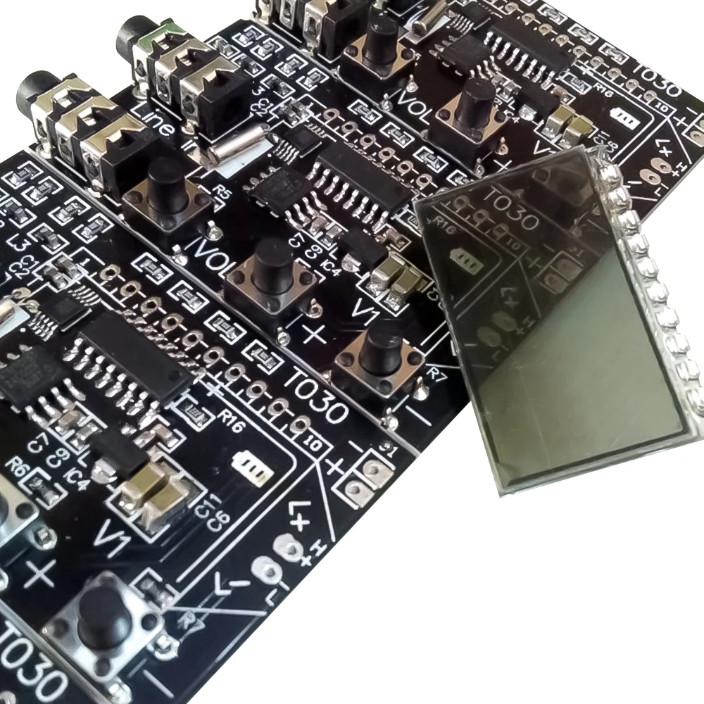 Placa de transmisión de audio ESTÉREO FM, módulo con antena, LCD Digital, 2 canales, inalámbrico, 78MHz a 108MHz