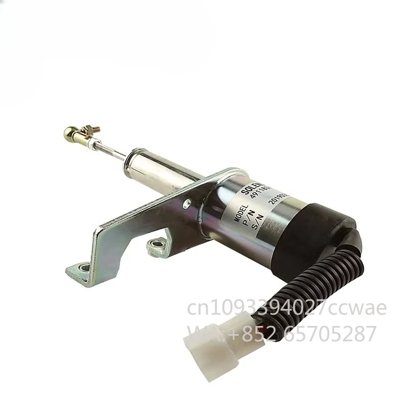 

POPULACE 12 Volts Engine Fuel Shut Off 4911834 Pull Push Vehicle Tools Solenoid 4911834 12V DC Stop Solenoid Valve 24V