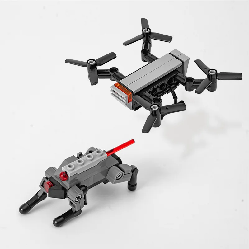Military SWAT UAV Operation Building Set - Army Special Forces Drones & Accessory Bricks Toy