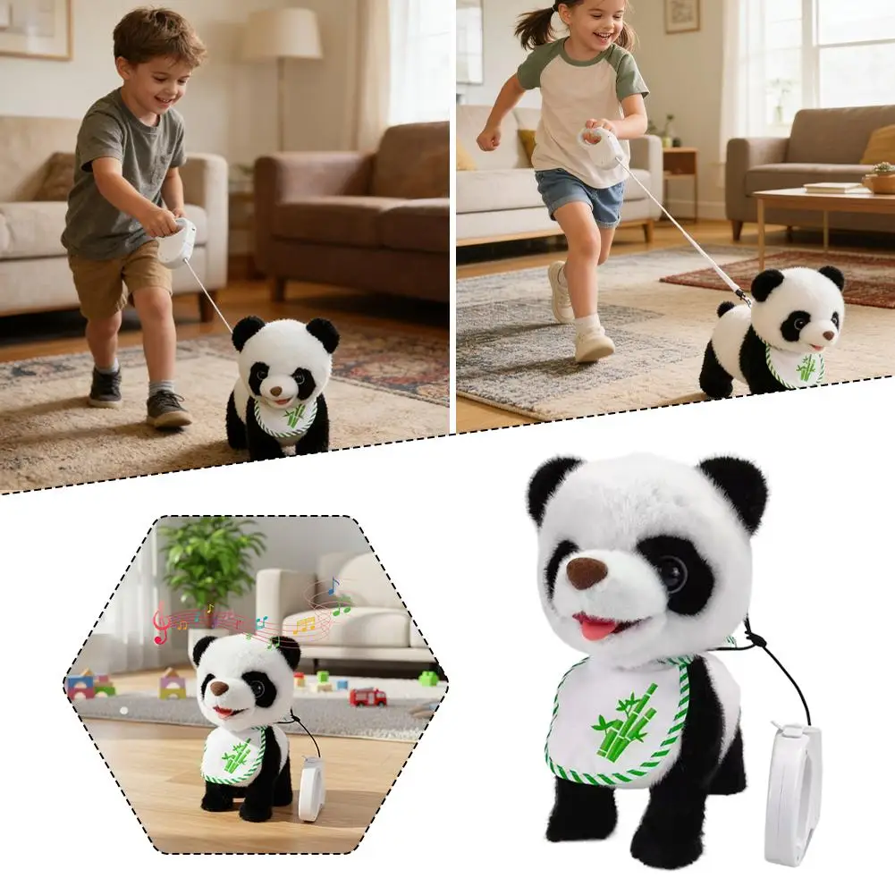 

Creative Panda Electric Toy Interactive Recording And Speaking Electric Toys Walkable Electric Cute Panda Toy For Children's