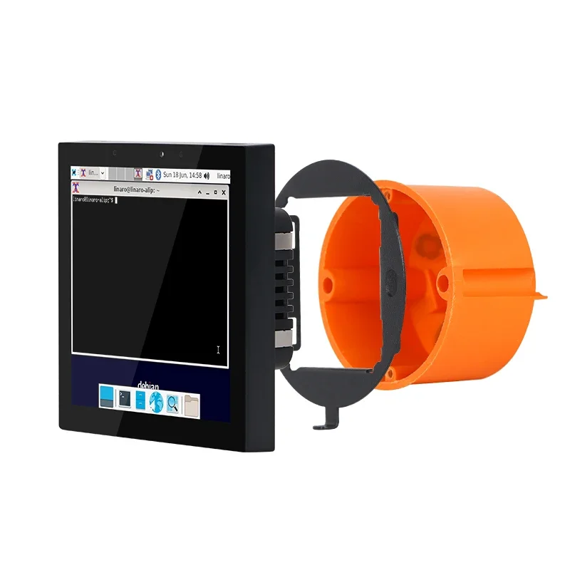 Tuya vida inteligente casa zigbee opção 4 polegadas na parede linux debian 11 interruptores elétricos de toque leve interruptor inteligente com rj45