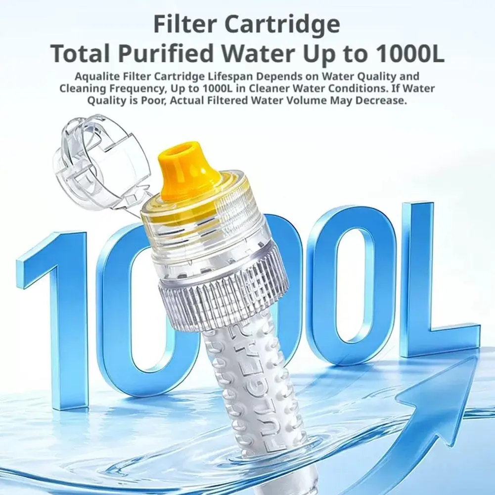 3F UL GEAR Water Filtration System Squeeze Ultralight Mini Outdoor Filter  Capacity Hiking Camping Backpacking Essential Gear view 6