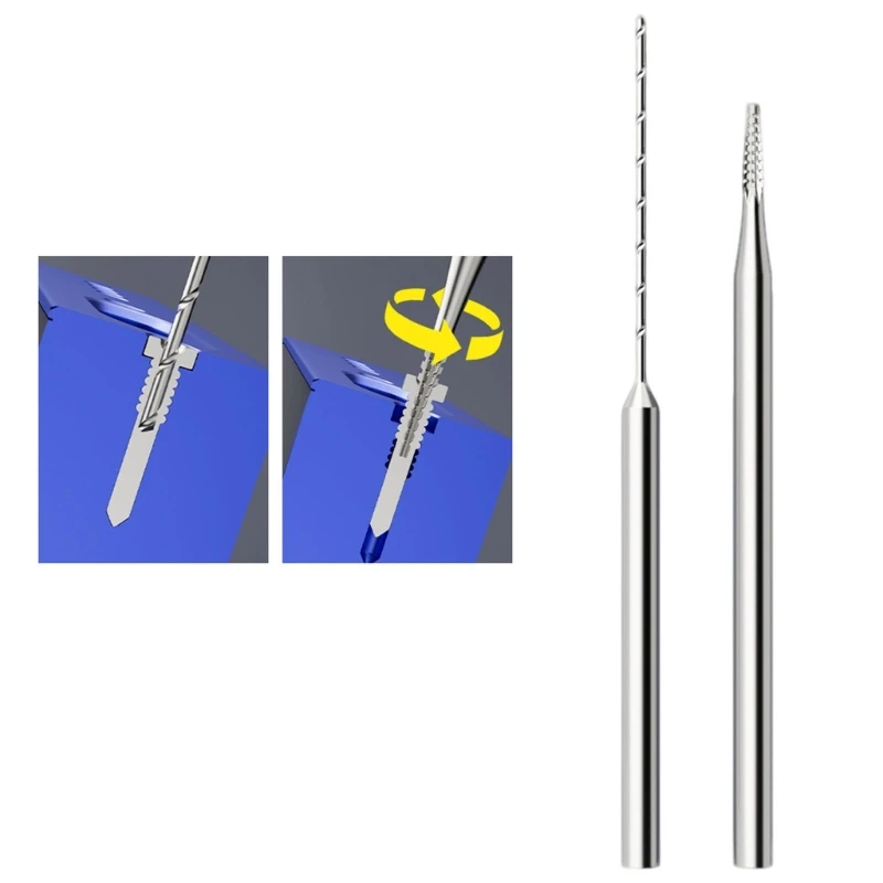 Juego brocas tornillo dañadas acero aleación 2 piezas para eliminación pernos oxidados