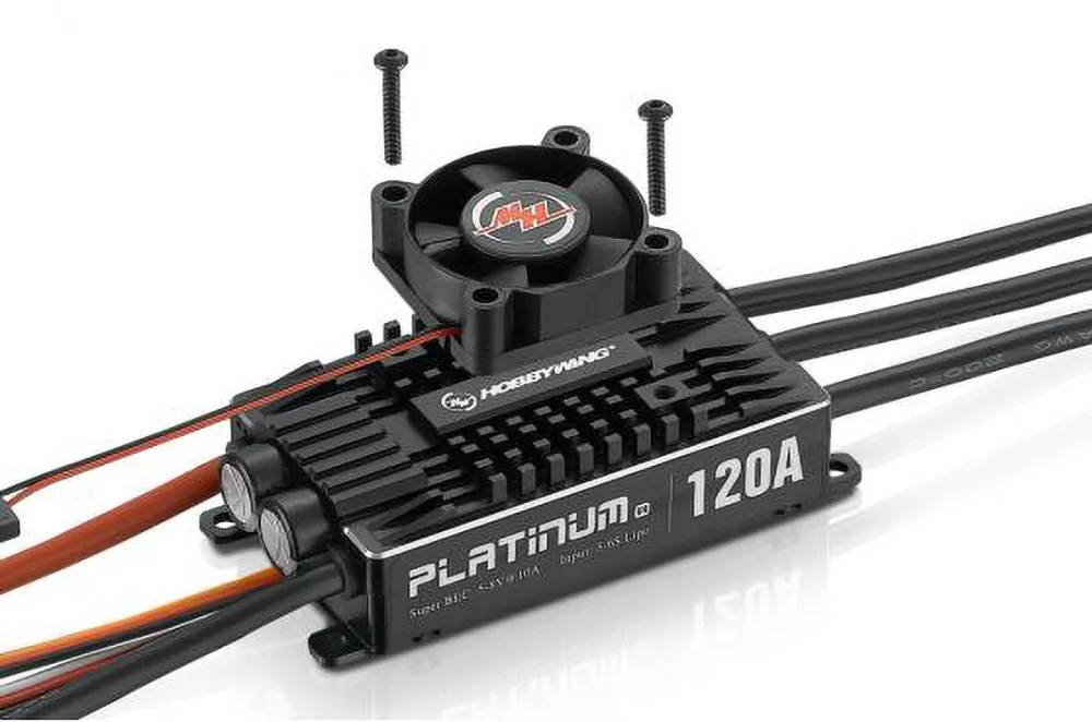 

Hobbywing Platinum Pro V4 120A 3-6S Lipo BEC Empty Mold Brushless ESC for RC Drone Aircraft Helicopter