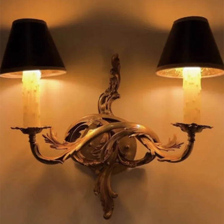 

Restaurant Dining Room Bathroom Wall Lamp Copper Vintage Wall Lights Living Room Light Hall Simple Atmosphere Bedroom Light