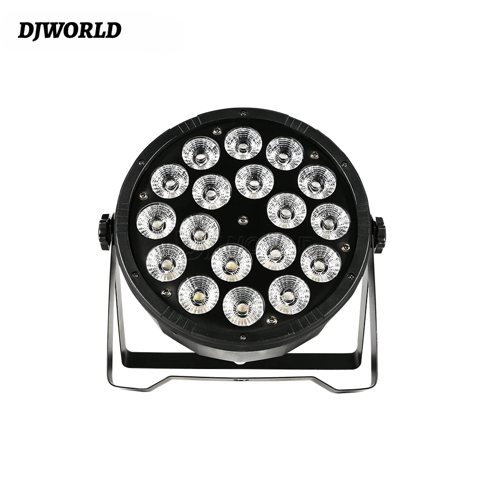 18x18w Stage Lights LED Par Light RGBWA UV 6in1 Flat Plastic 18x12w 4in1 Par Lights Professional DMX Control for DJ DISCO