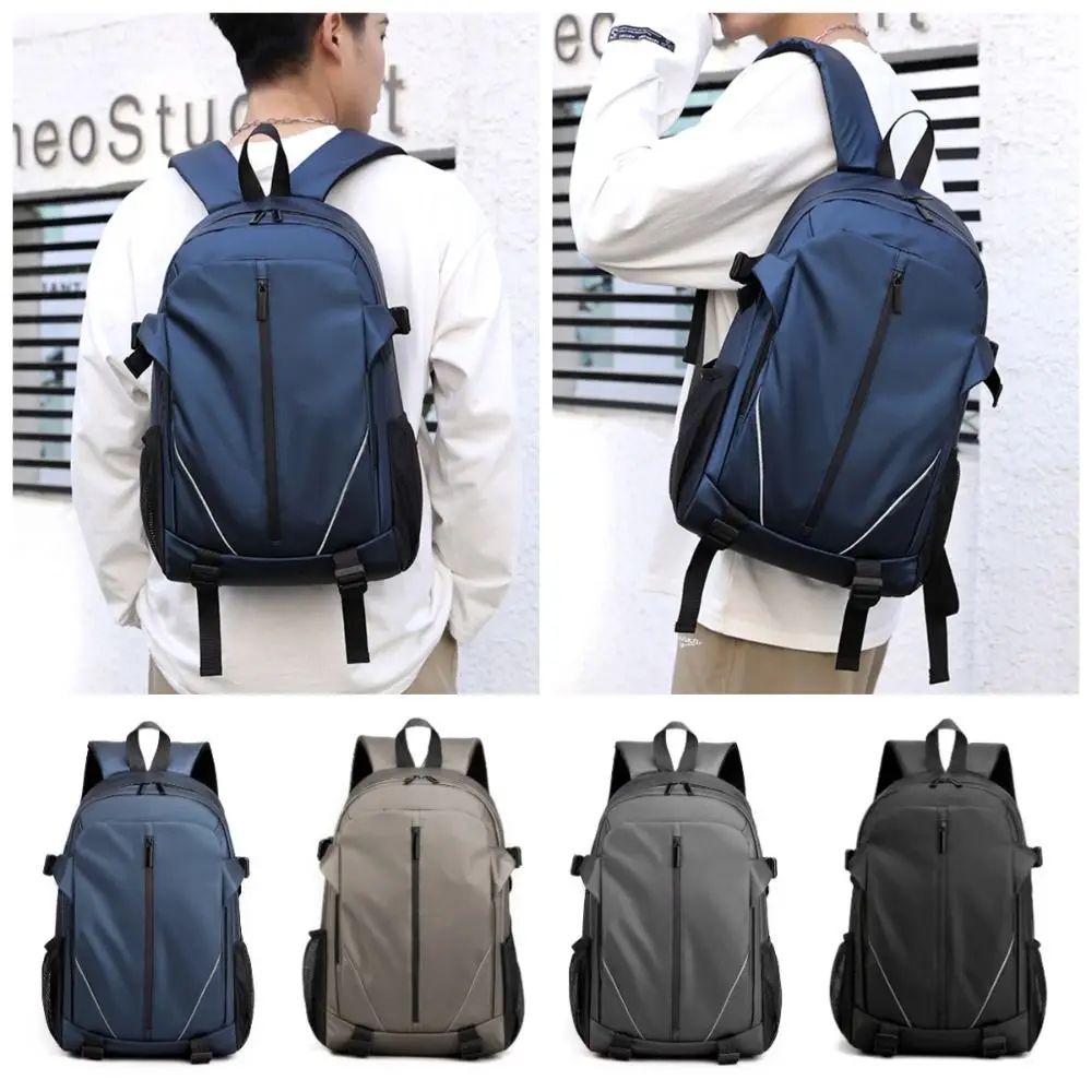 

Large Capacity Business Backpack Multi-Compartment Waterproof Travel Laptop Rucksack with Reflective Strip Wide Straps