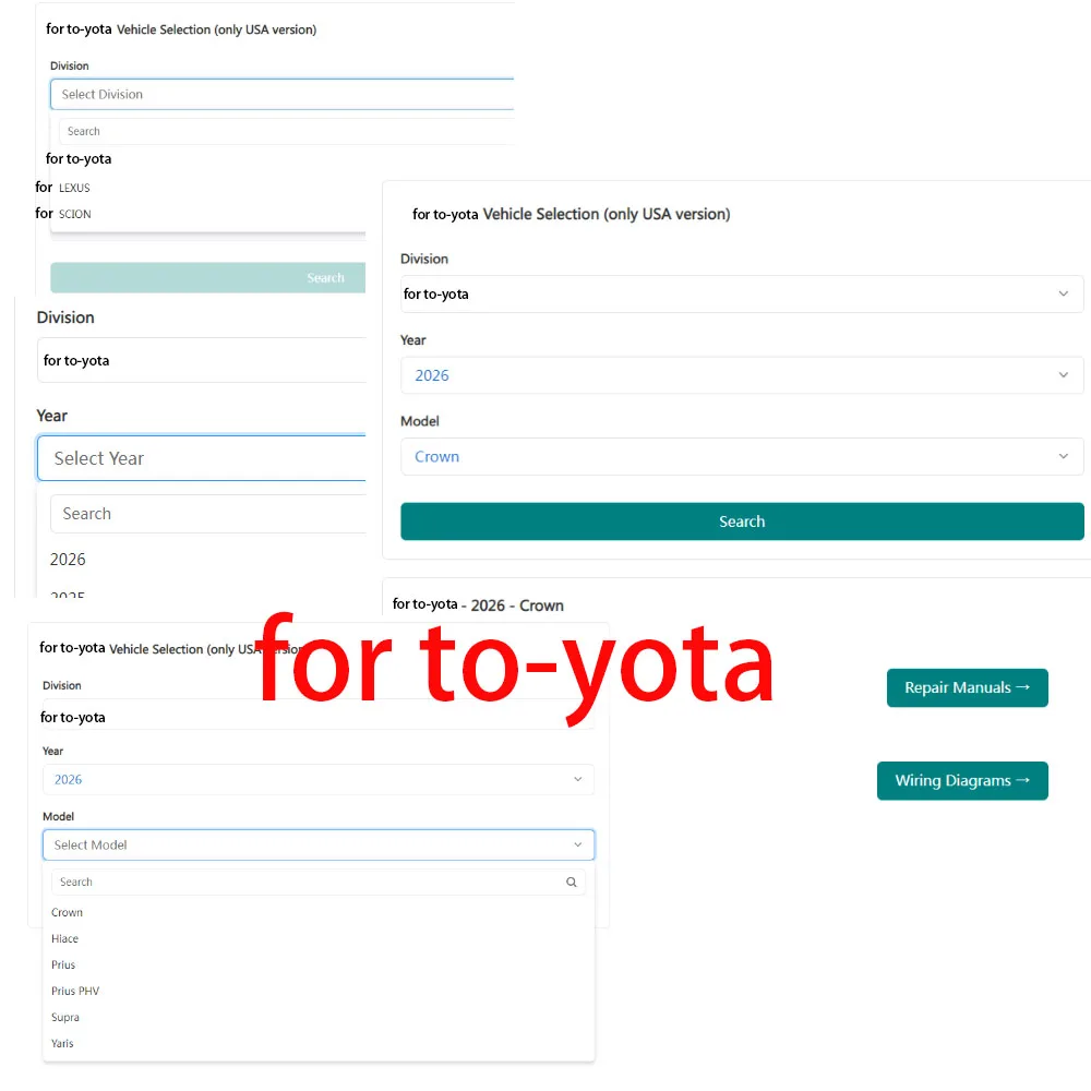 Online Account For Toyota Car Repair Tools Alldata Auto Maintenance Software Work Stable Support Mobile/PC Login