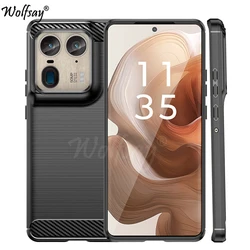 For Motorola Edge 50 Ultra Case Silicone Carbon Fiber Cover Moto Edge 50 Ultra 50 Pro 50 Fusion Case For Moto Edge 50 Ultra Case