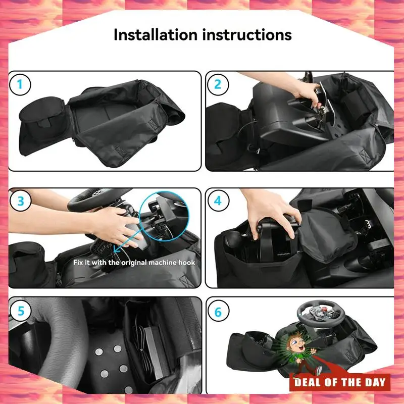 

24-Hour Delivery Portable Storage Bag For Logitech G29 Brake Pedal+ Gear Shift Portable Protective Bag