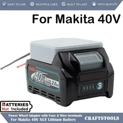 Battery DIY Adapter For MAKITA 40V Li-Ion Battery  BL4040  BL4025 BL4020  BL4080 BL4050 Output Connector Converter