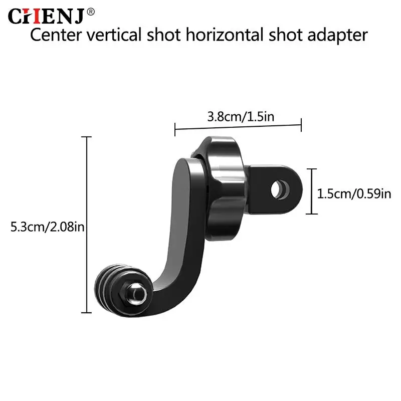 Universele Actie Camera Verticale Bracket Adapter Voor Go-Pro Camera Mount Camera Verticale Mount Adapter Accessoires