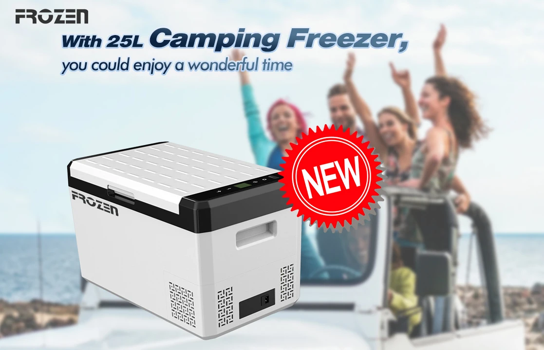 25L Portable 12v Dc Compressor Mini Car Fridges Freezer Refrigerator Car Freezers for Camping Outdoor caravan Rv