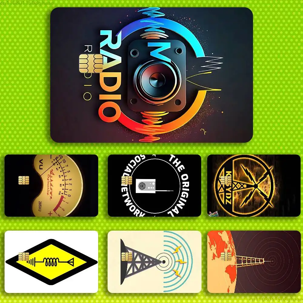 

Amateur Radio Credit Card HD Stickers Game Card Decal Card Matte Film Skin Small Chip Waterproof Sticker