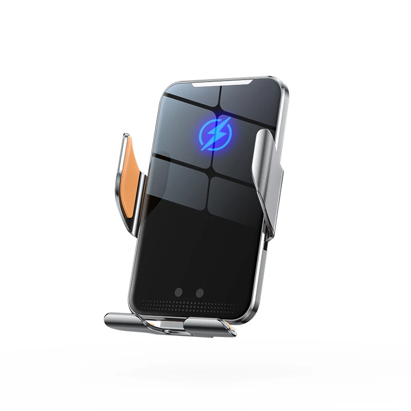 

15W Fast Charging Smart Car Wireless Charger Phone Holder with Auto Sensor Clamping Charger for iPhone 15 14 13 12 Pro Max