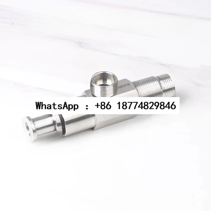 

Boosting pump quick installation three-way valve, no smashing wall stop valve, cut-off water, pressurized 304 stainless steel