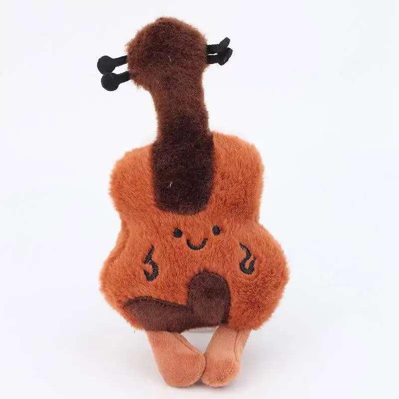Dernière guitare Pipa sac à dos porte-clés pendentif Kawaii peluche poupée dessin animé Anime cadeau pour amis mignon et amusant noël