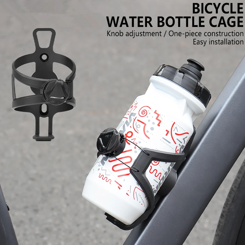 

Bicycle Water Bottle Cage Knob Locking System Anti-Vibration Ultra-Lightweight for Road Cycling Mountain Biking AirTag Compatibl