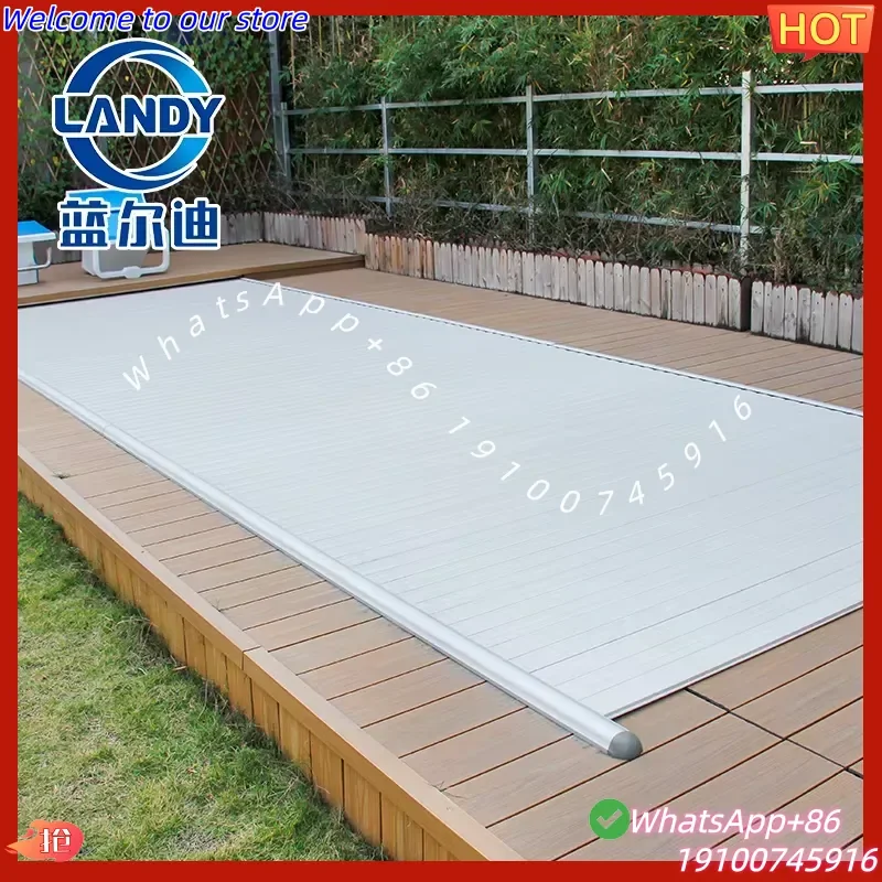 2026Hot Hidden Automatic Inground Pool Covers Anti-dust Waterproof Retractable Swimming Pool Cover for Above Ground Pools for