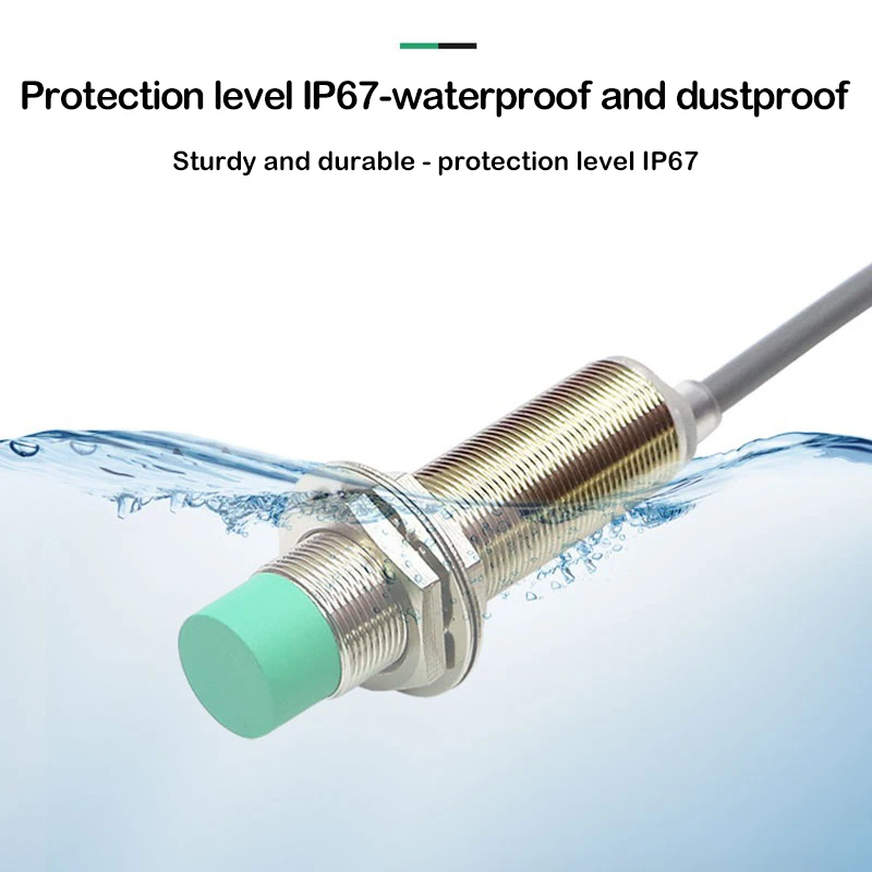 TRD18 Long-distance Inductive Proximity Switch Sensor NPN Three-wire 24V Normally Open Normally Closed M18
