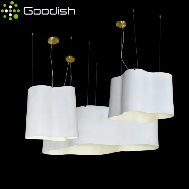 

Итальянские современные художественные модные облачные домашние светодиодные подвесные светильники, металлические квадратные лампы для гостиной, украшения дома, люстра