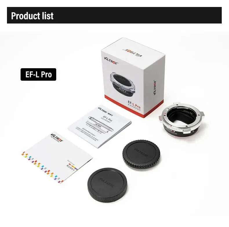 VILTROX EF-L Pro EF-L Autofocus Lens Mount Adapter Voor Canon EF EF-S Lens naar L Mount Camera's