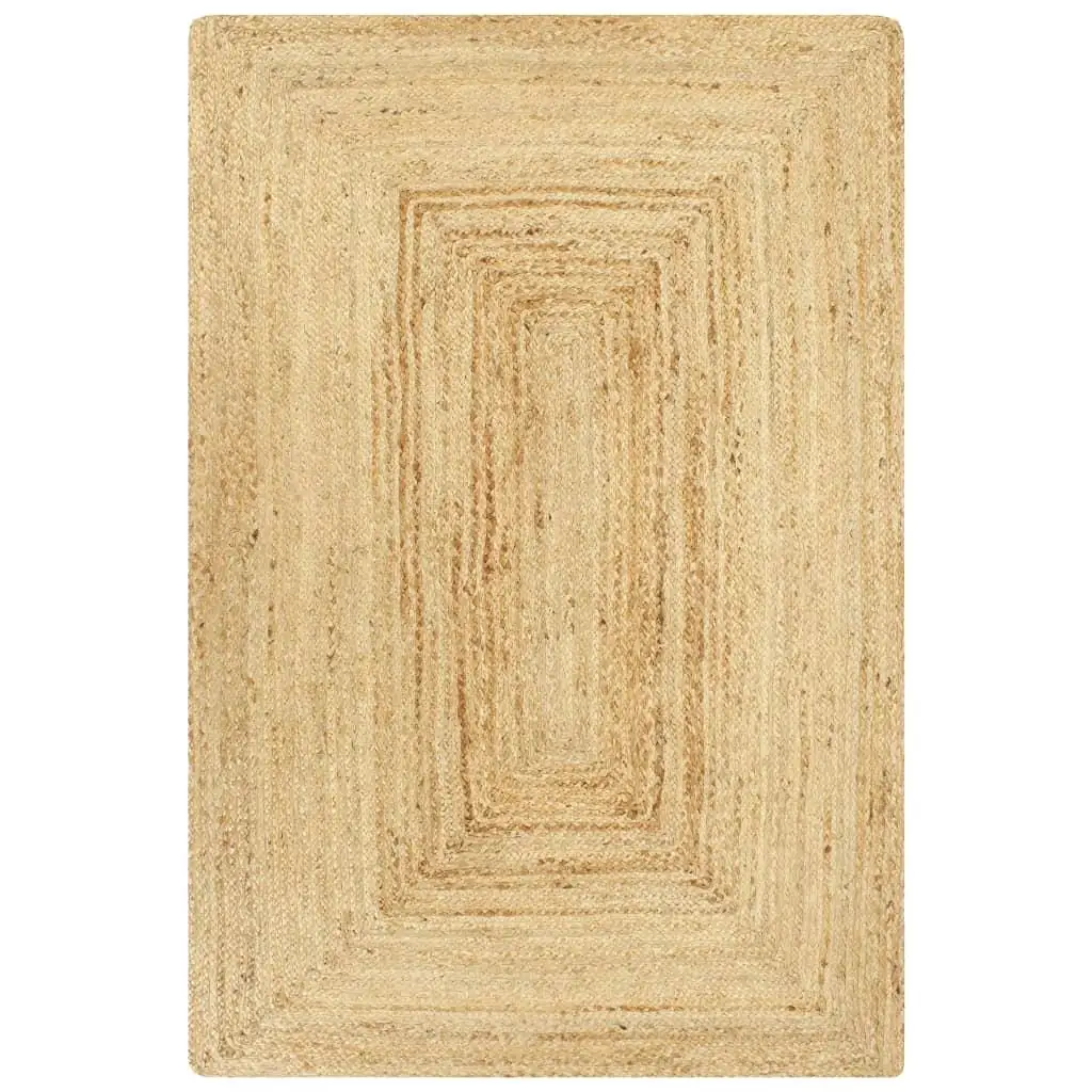 Handcrafted Natural Jute Carpet 120x180 cm - Eco-Friendly Area Rug for Home Decor