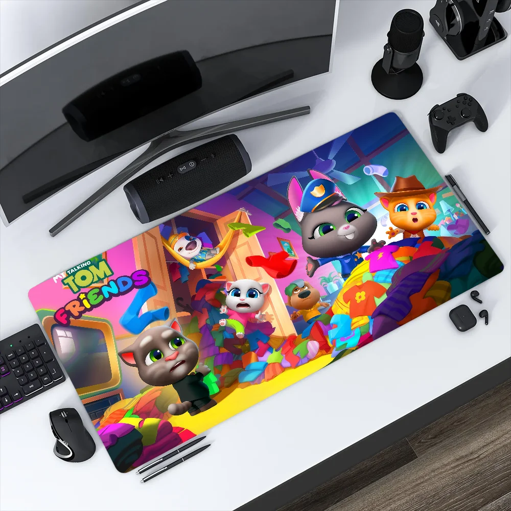 Mouse Pad T-Tom Non-slip Pet Cute Lockedge Talking Office Student Virtual Gaming Thickened Large My Writing Cushion MousePad