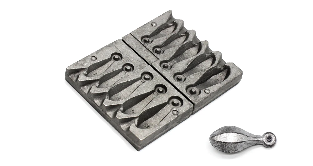 Dimatteo DIY Fishing Snapper Sinker Mould DMTSNSM/Small Combo Snapper Sinker 28g 56g 84g 5 Cavities