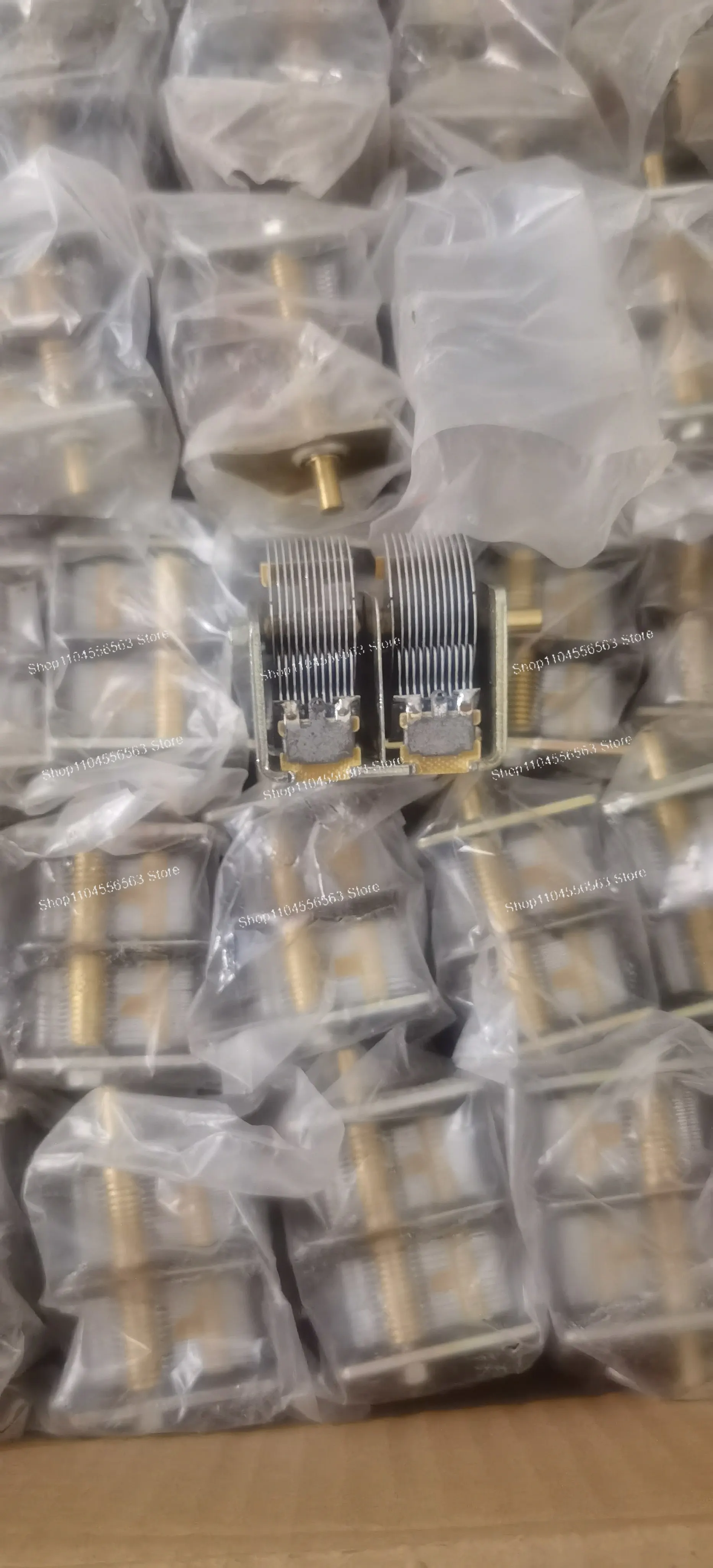 New Variable Capacitor CB-2-365 – Air Spaced Dual Section Tuning Capacitor for Radio, High-Quality Replacement Part