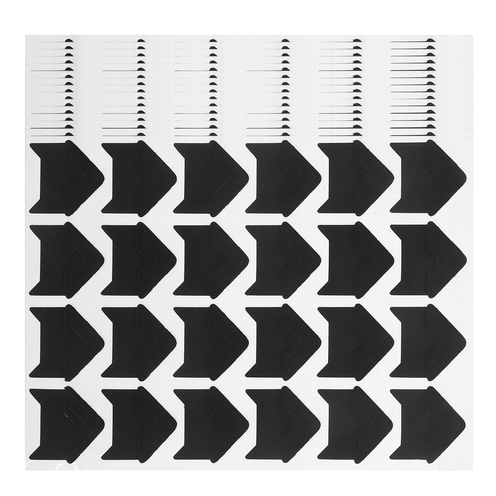 

15 Sheets Handmade Photo Corner Posts Stickers Album Manual Inserts Corners for Scrapbooking Adhesive Paper Self