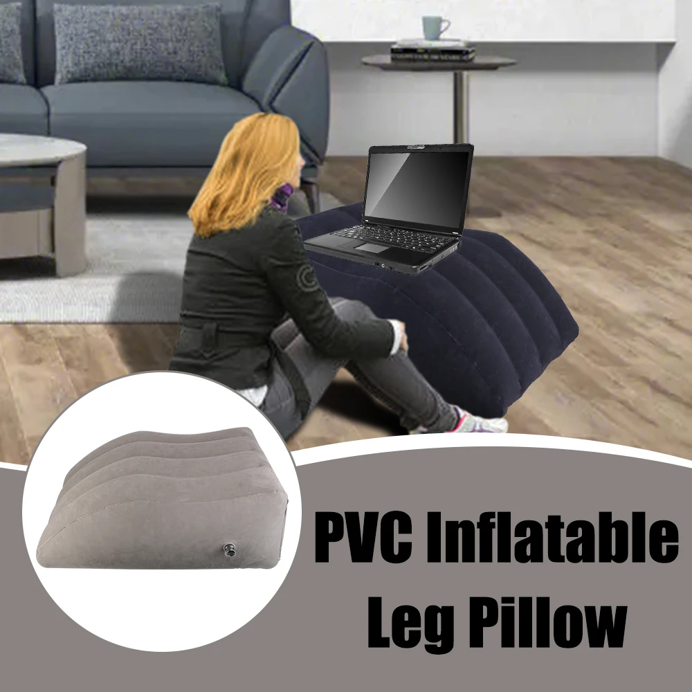 

Lightweight PVC Foot Pillow Portable Inflatable Leg Pillow Elevation Leg Pillows Knee Cushion Wedge Pillow