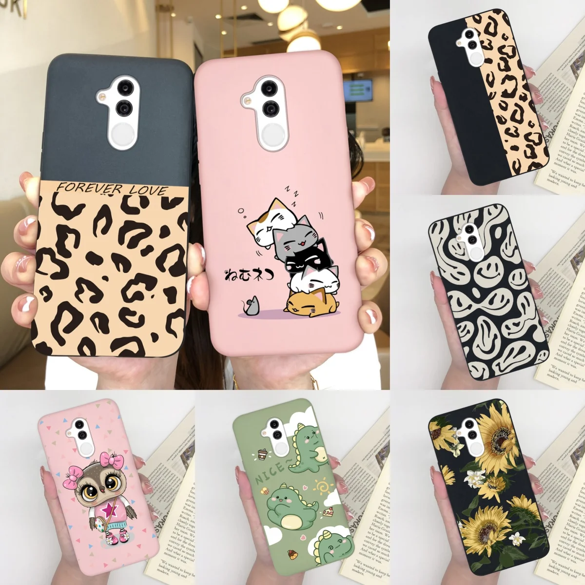 For Huawei Mate 20 Lite Phone Case Leopard Print Back Cover For Huawei Mate20 Lite Soft Matte Silicone Durable Cases Funda Shell