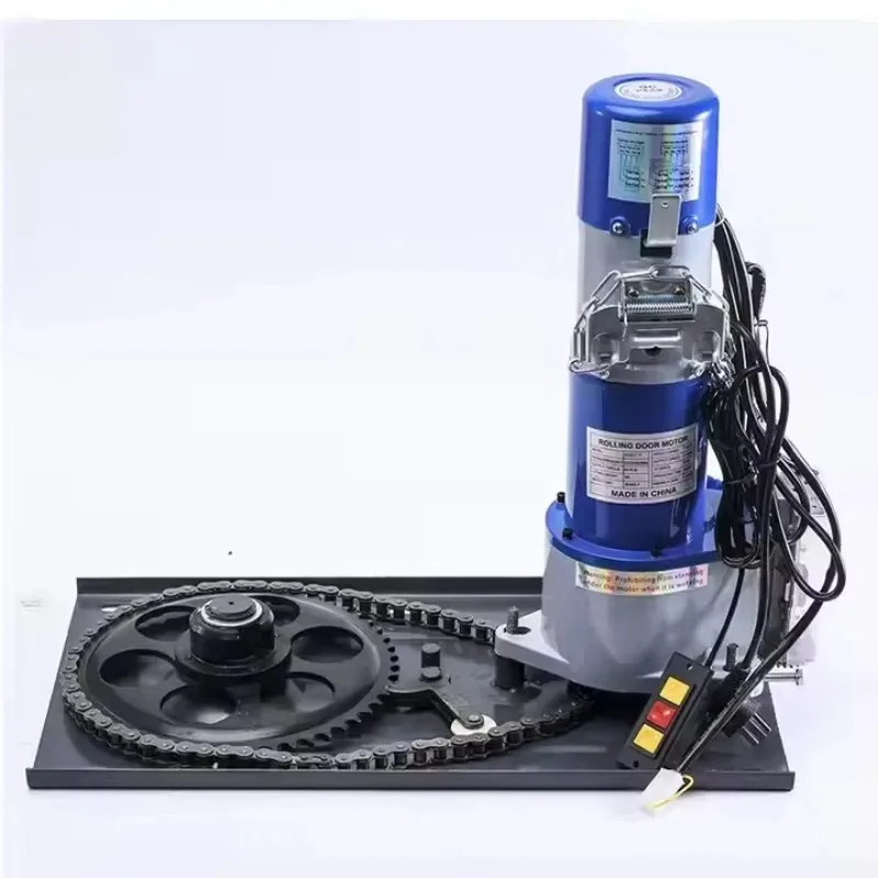 1000kg Low Noise AC Manual Button Control Garage Door Roll up Motor Chain Drive Roller Shutter Opener Maintenance Parts
