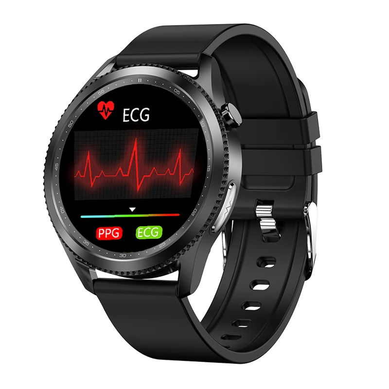 

NORTH EDGE E102 ECG Smart Watch Men IP68 Tempearture Blood Oxygen Pressure Sports Fitness Tracker Watches Bluetooth Android IOS