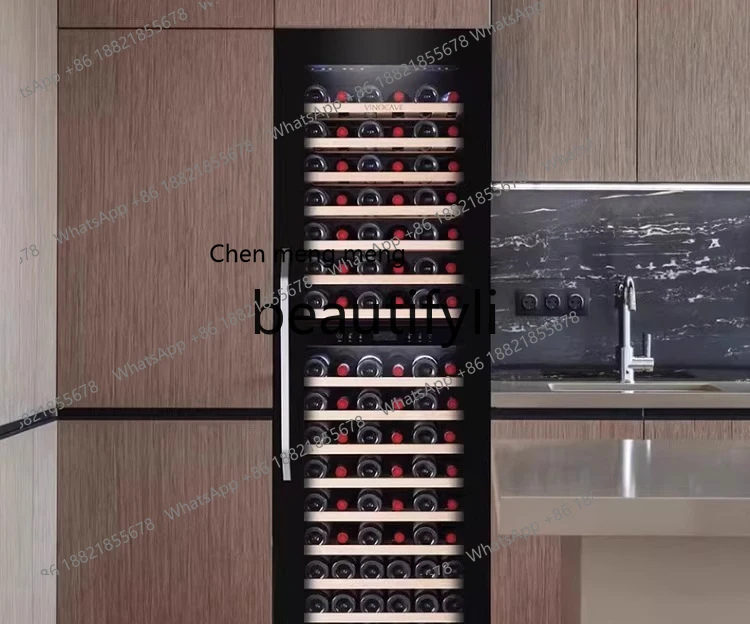 New arrive New, seamless fully embedded wine cabinet constant temperature wine cabinet household