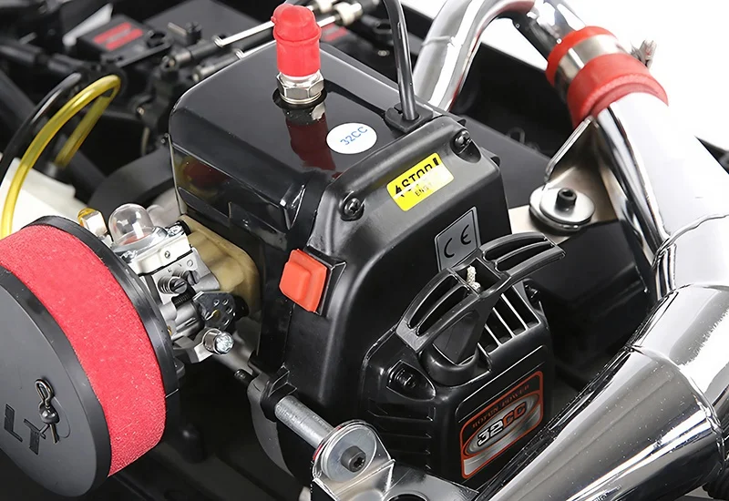 ROFUN WLT 2024 4WD CNC هيكل معدني معدني RTR بنزين يعمل بالطاقة 36CC محرك 2.4Ghz التحكم عن بعد نيترو غاز مركبة يتم التحكم بها عن بُعد 1:5 #4