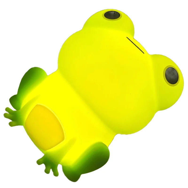 ABWZ-Cute Silicone Nursery Rechargeable Dimmable Bedside Lamp, Frog Night Light, Kids' Bedroom Decor, Frog Gifts