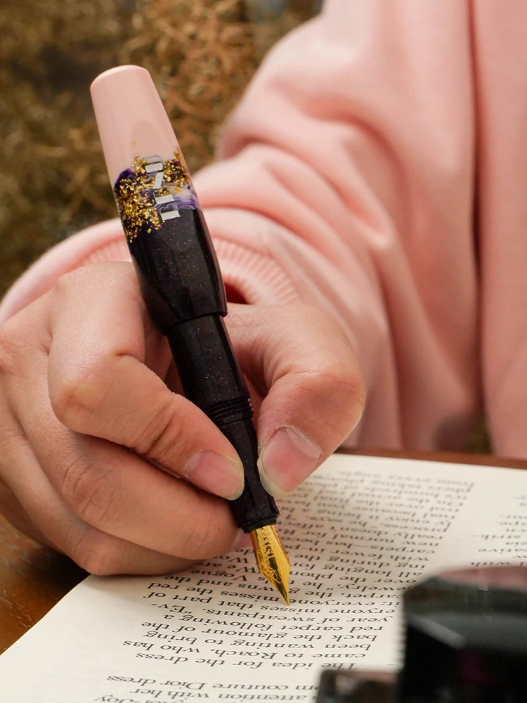 Russian  Brand BENU Fountain Pen New PIXIE Short Steel Nib Pen For Daily Writing And Gift For Women