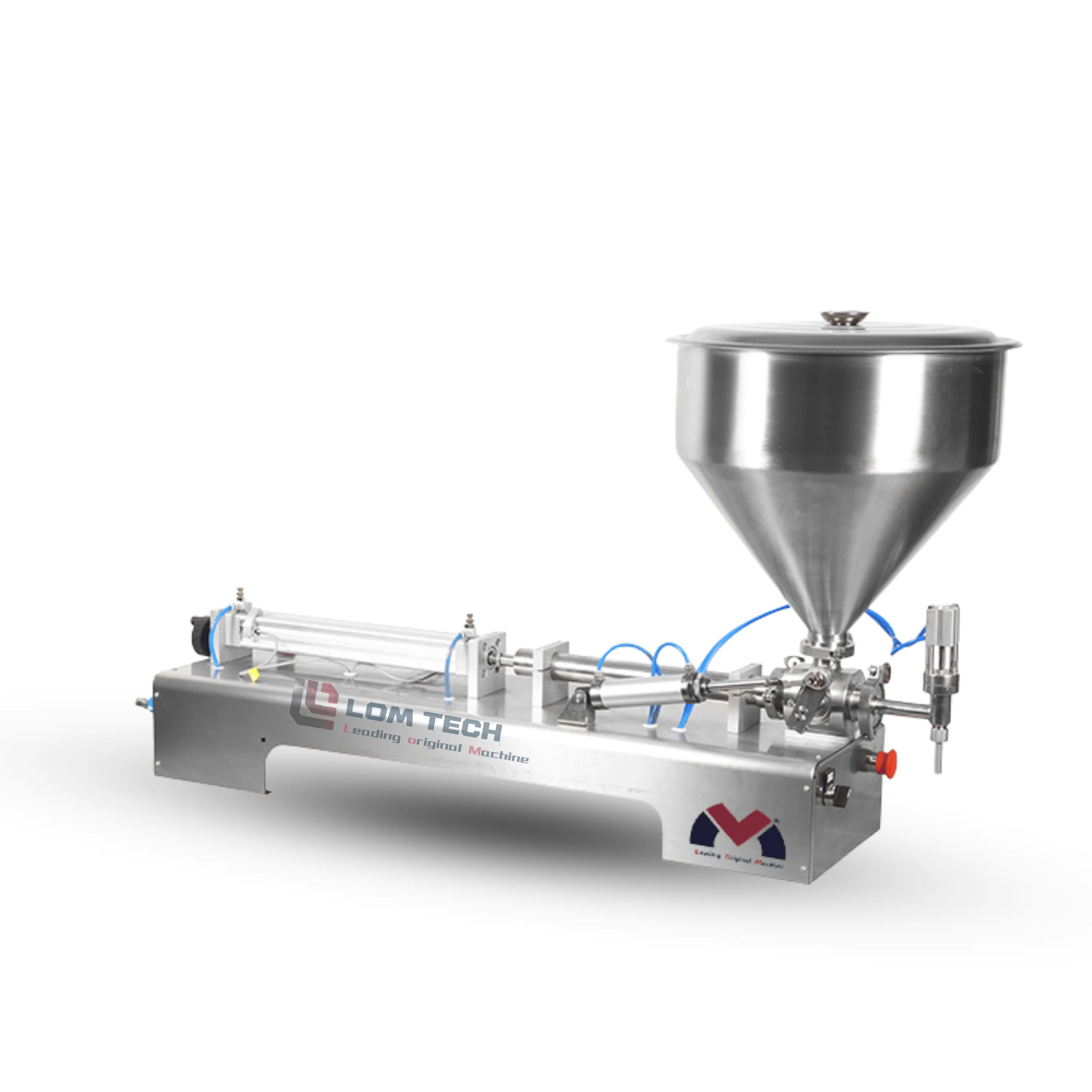 LOM TECH Reliable Small-Dose Paste Filling Machine -- Suitable for Honey, Shampoo, and Sticky Sauces