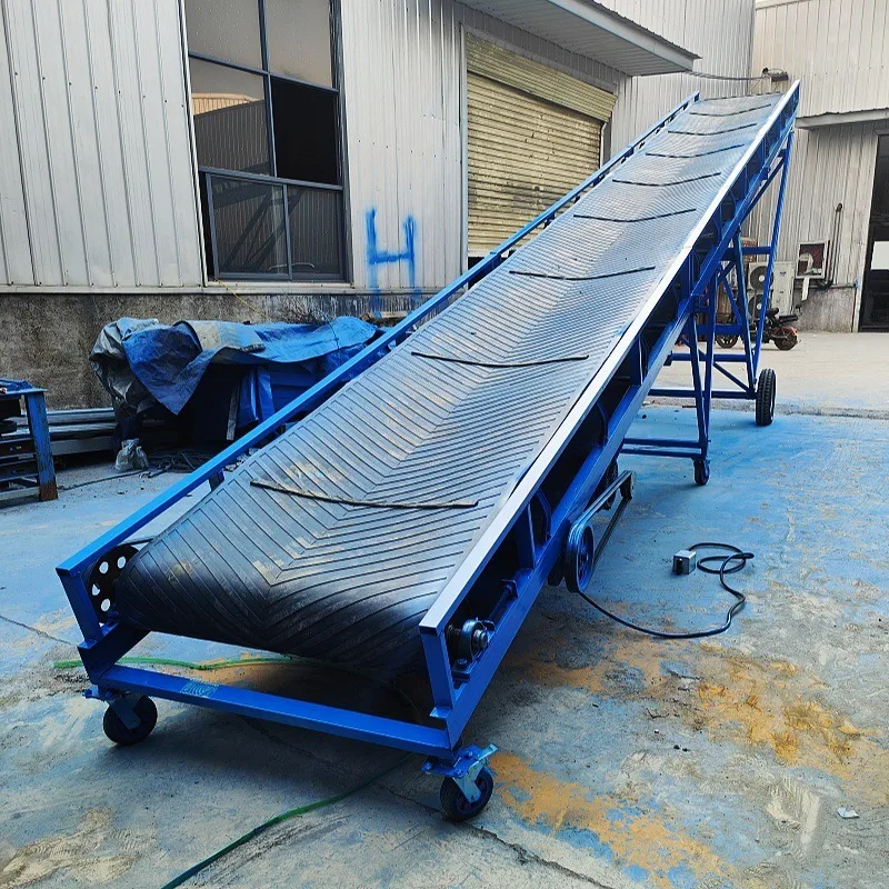 81 folding lift belt conveyor sorting and packaging conveyor belt telescopic lift conveyor