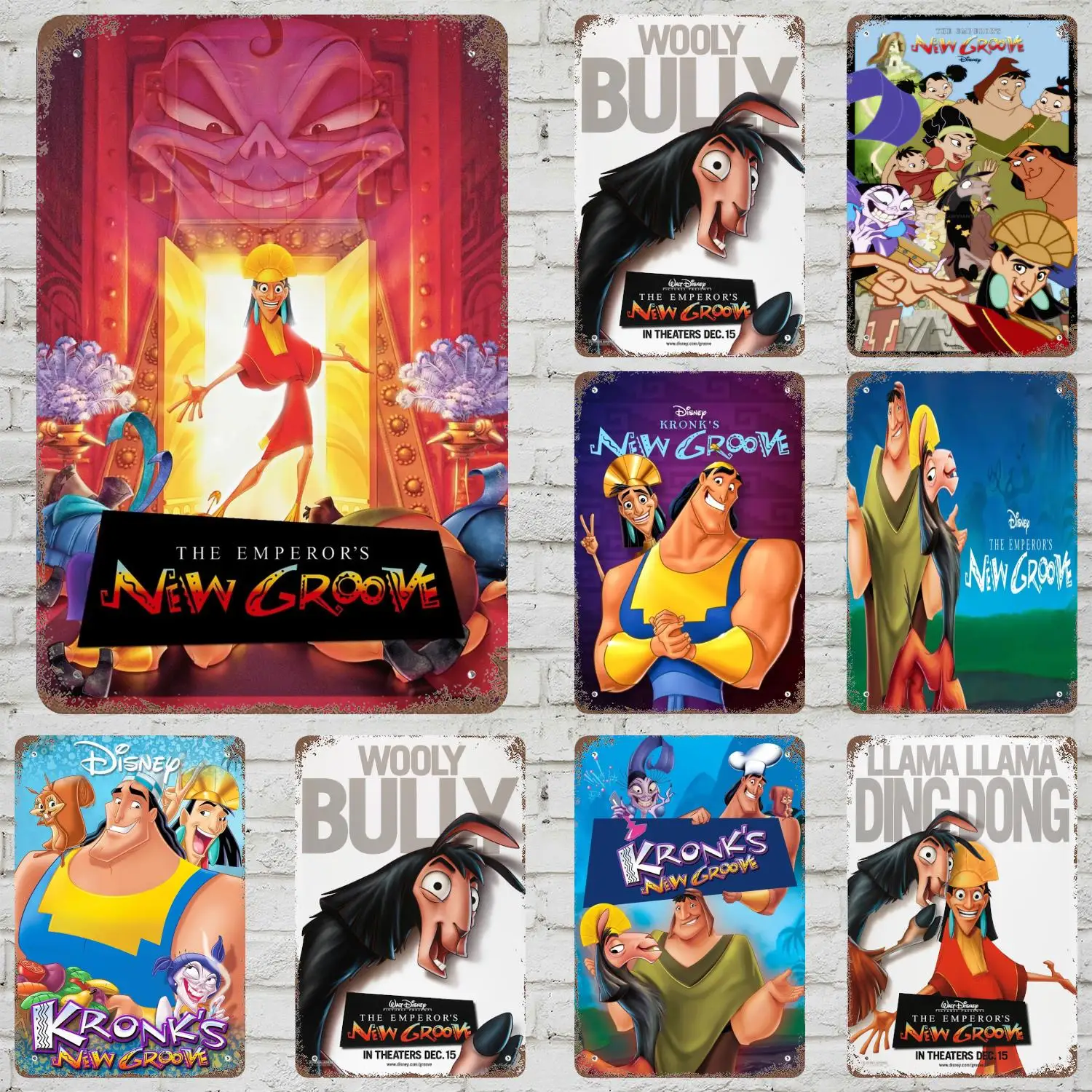 

MINISO Kronks New Groove Funny Bar Metal Sign, Retro Plaque, Vintage Sign, Alcohol Drinker, Pub, Club, Kitchen Wall Decoration